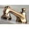 Kingston Brass KS4463PL 8" Widespread Bathroom Faucet, Antique Brass KS4463PL - alternate 3